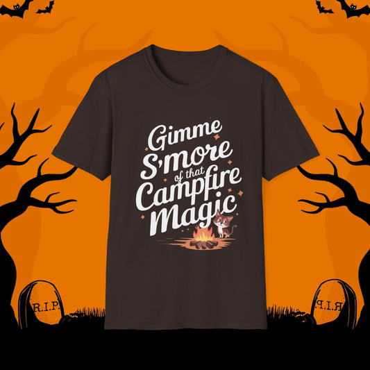 Gimmes S'more Campfire Cotton Men T-Shirt
