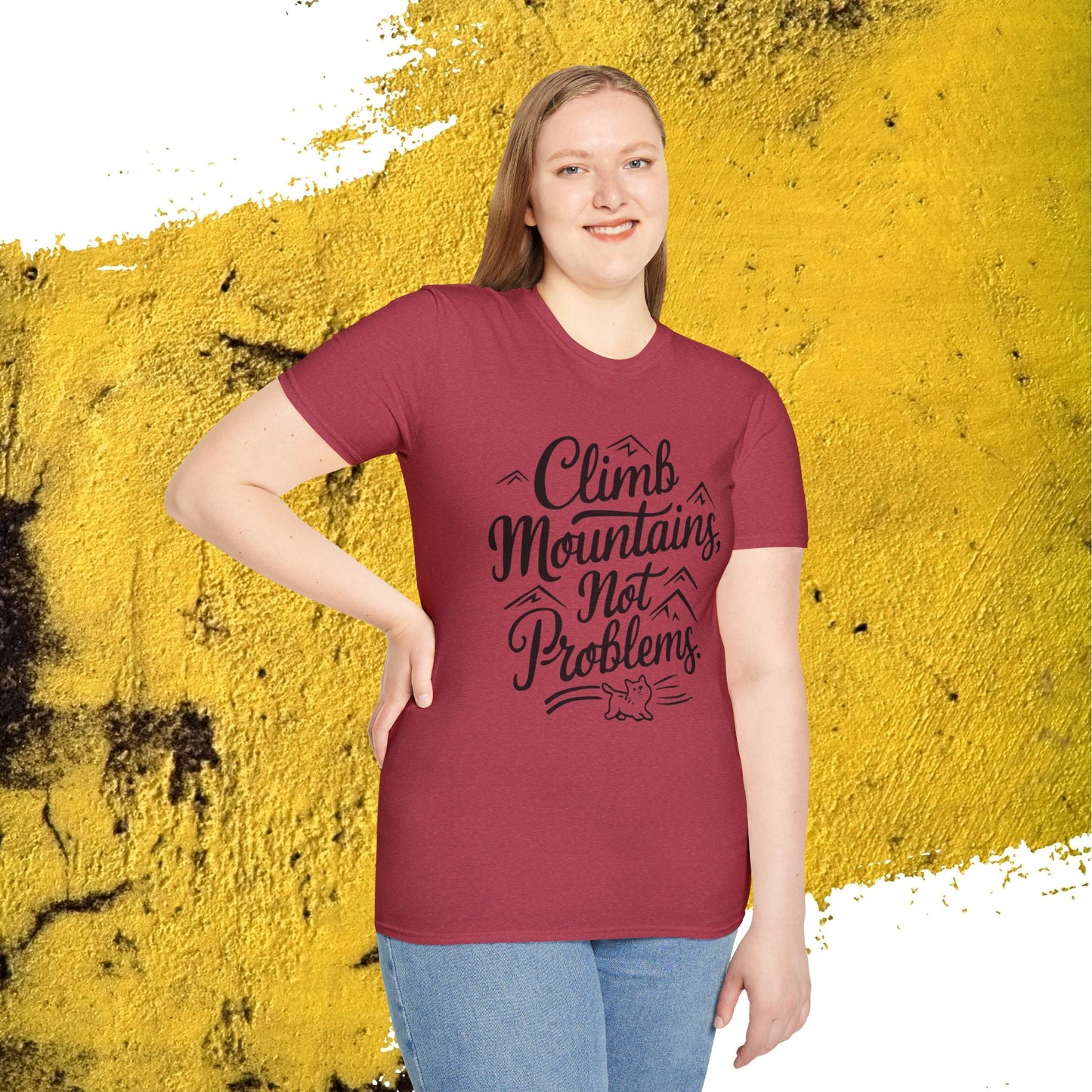 Climb Mountain Cotton T-Shirt