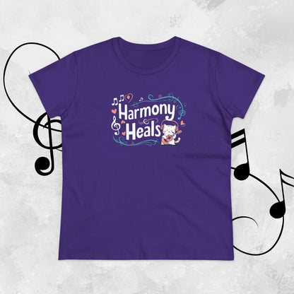 Harmony Heal Women Cotton Tshirt