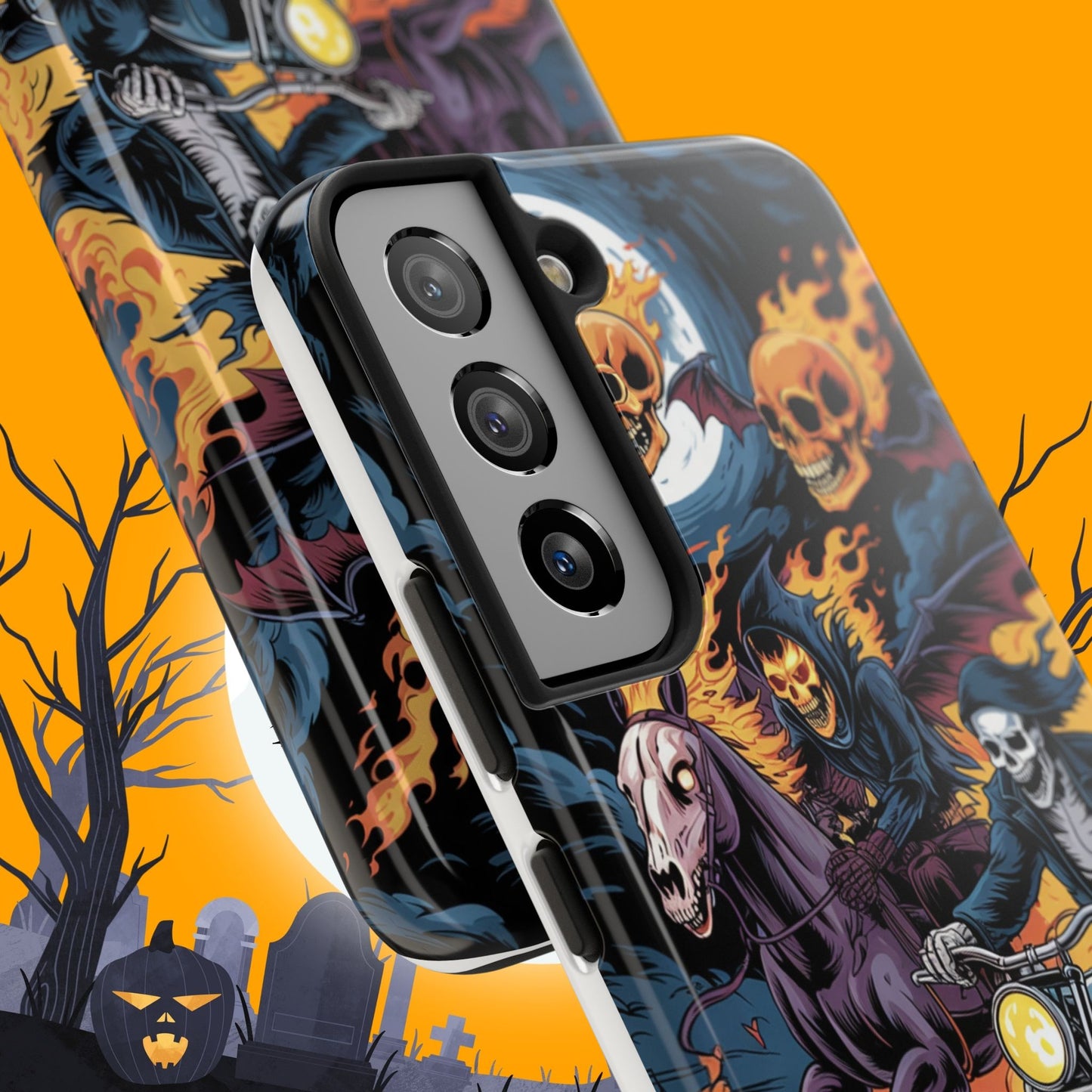 Ghost Riders Wireless Charging Support Tough Case