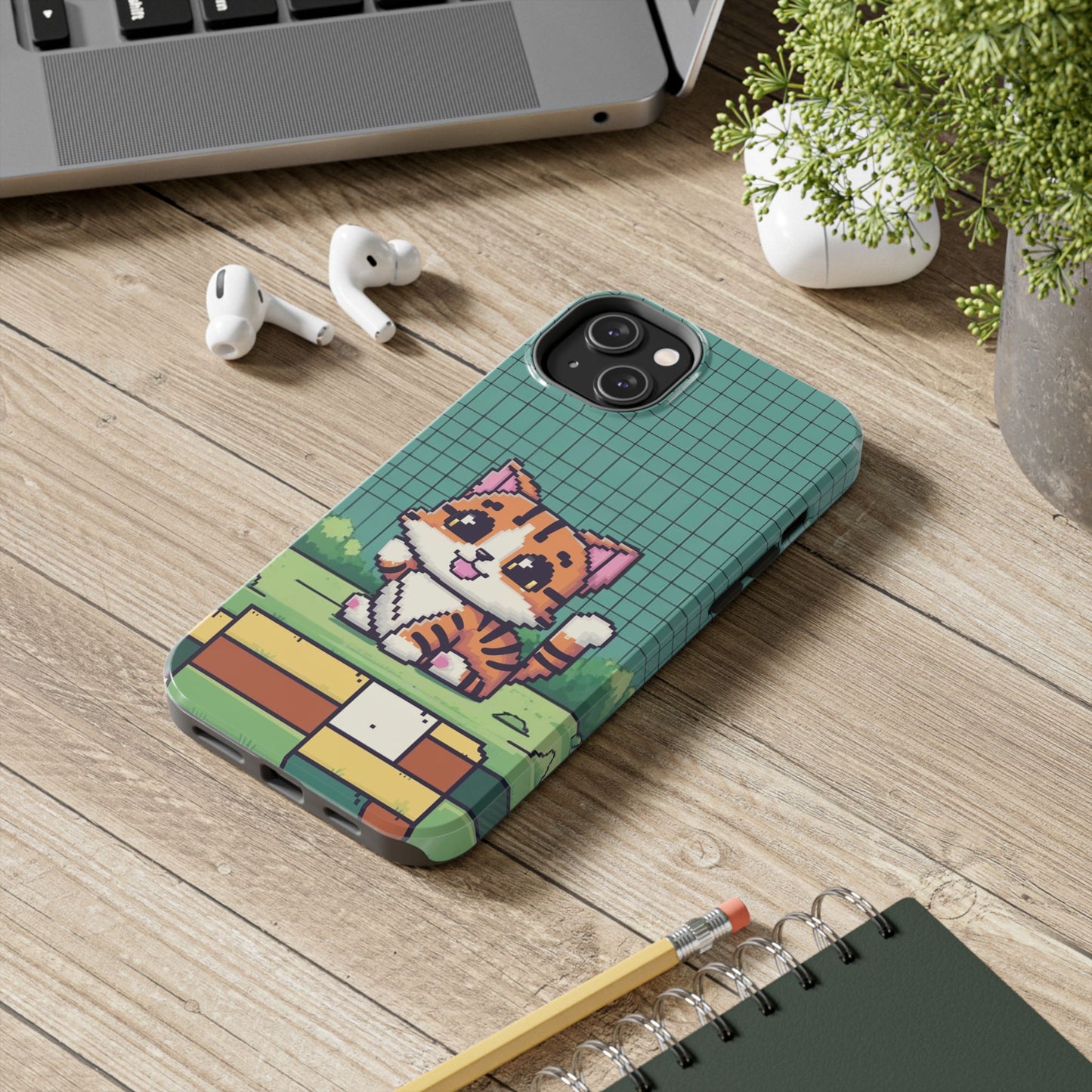 Meowmarabilia Wireless Charging Support Tough Case.