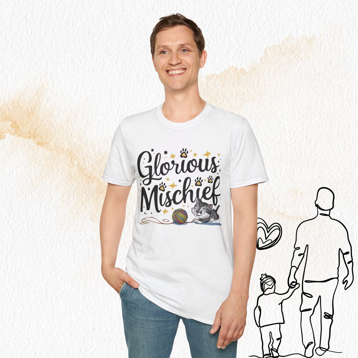 Glorious Mischief Cotton Men T-Shirt