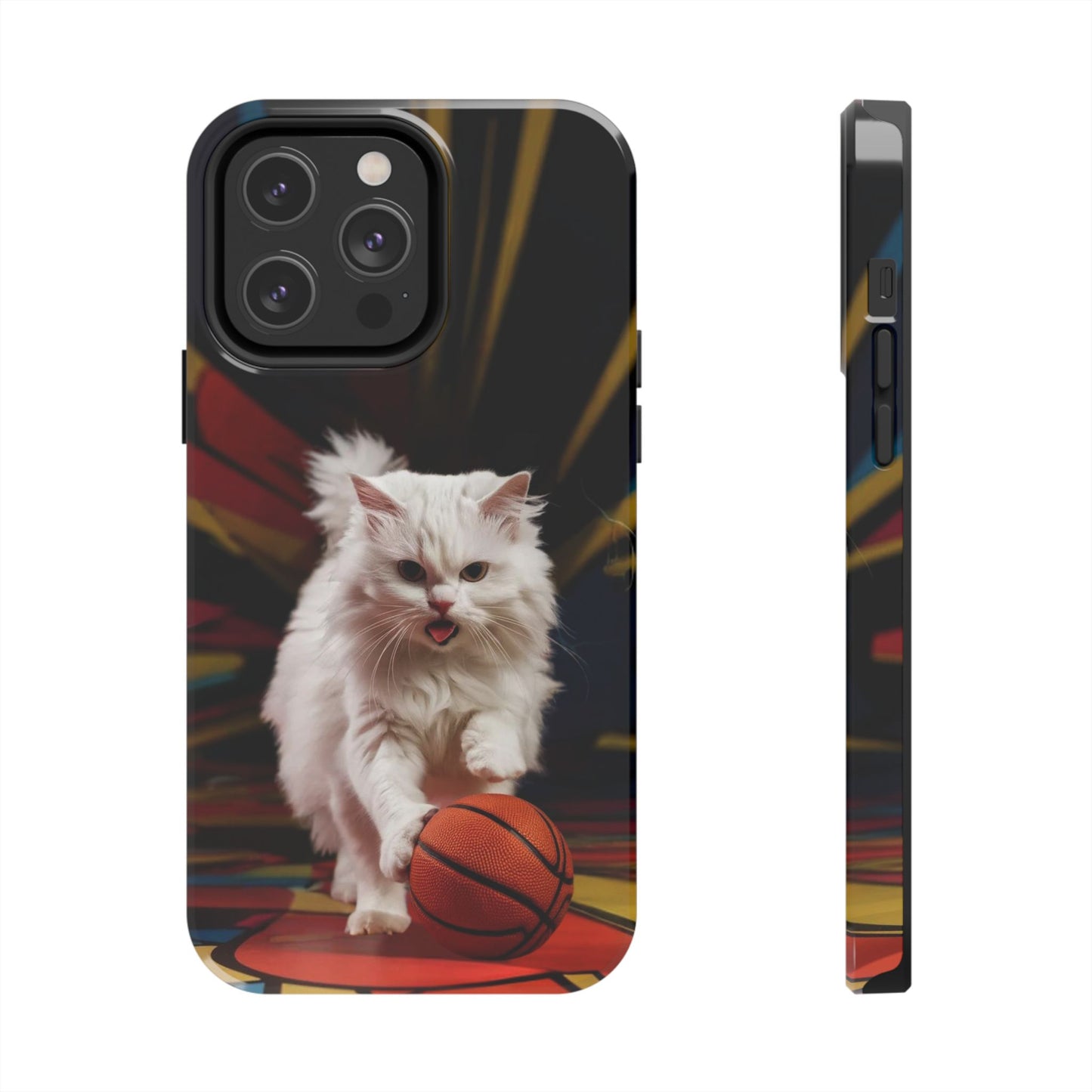 Alley-Oop Meow Wireless Charging Support Tough Case.