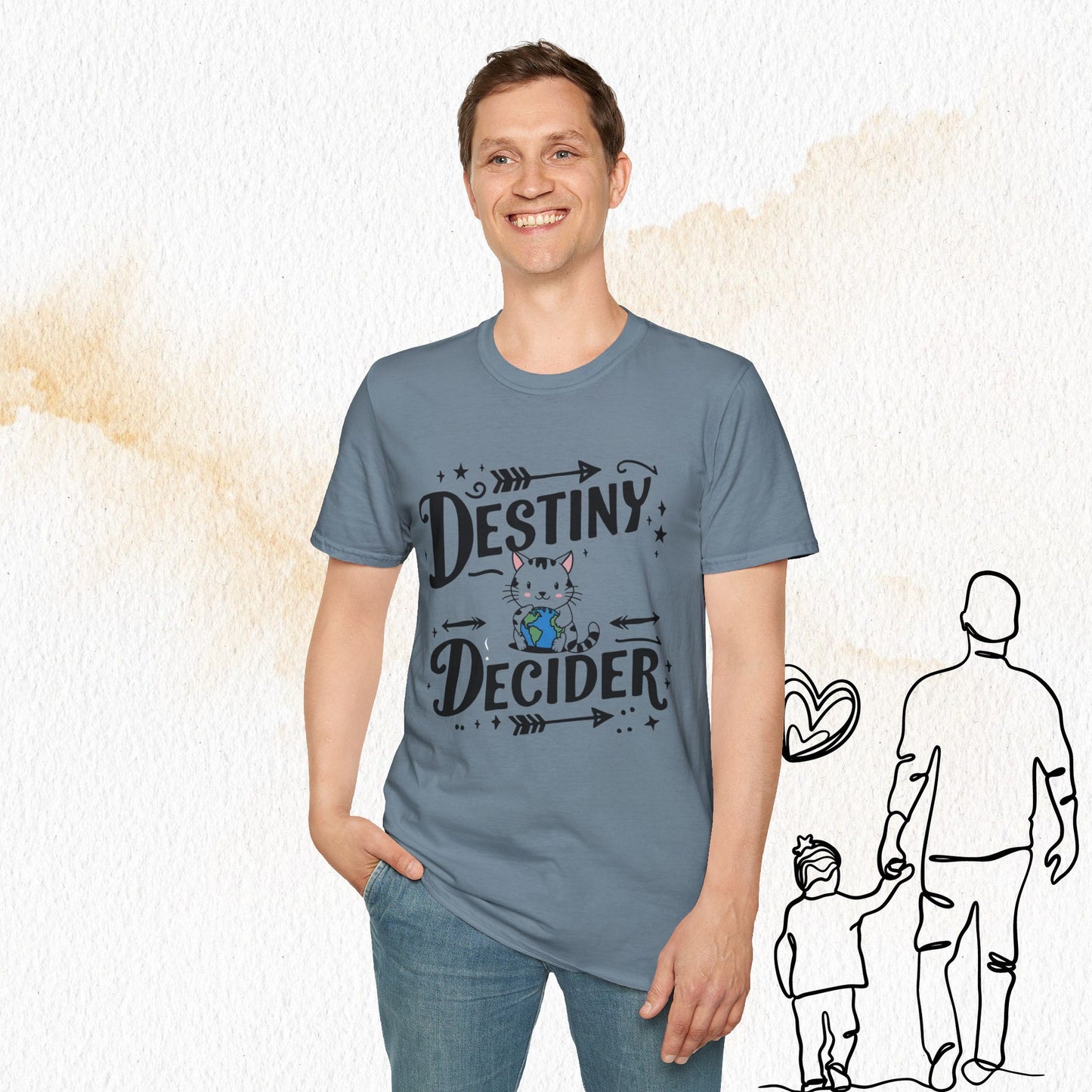 Destiny Decider Cotton Men T-Shirt