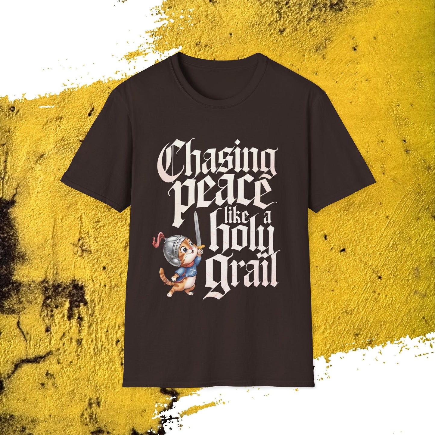 Chasing Peace Like Holy Grail Cotton Tee