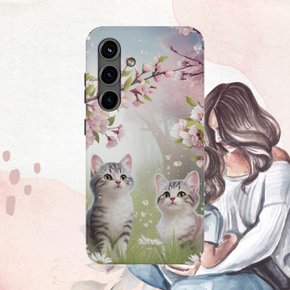 Lavender Lullaby Wireless Charging Support Tough Case