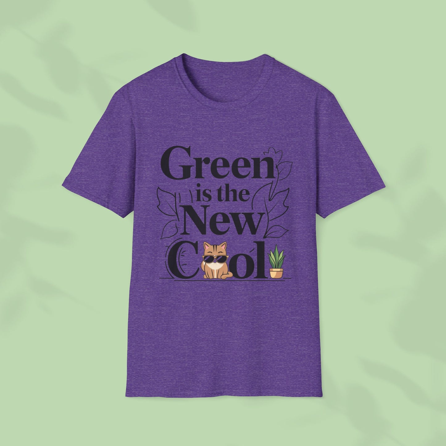 Green Is The New Cool Cotton T-Shirt
