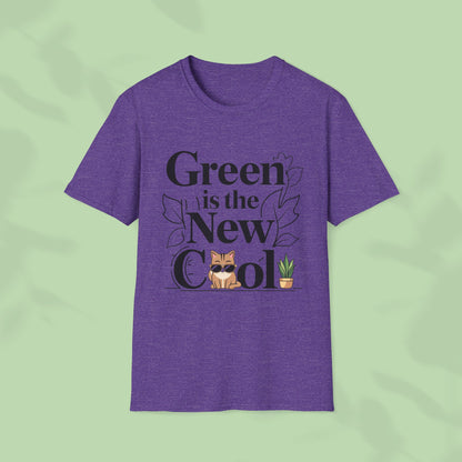 Green Is The New Cool Cotton T-Shirt