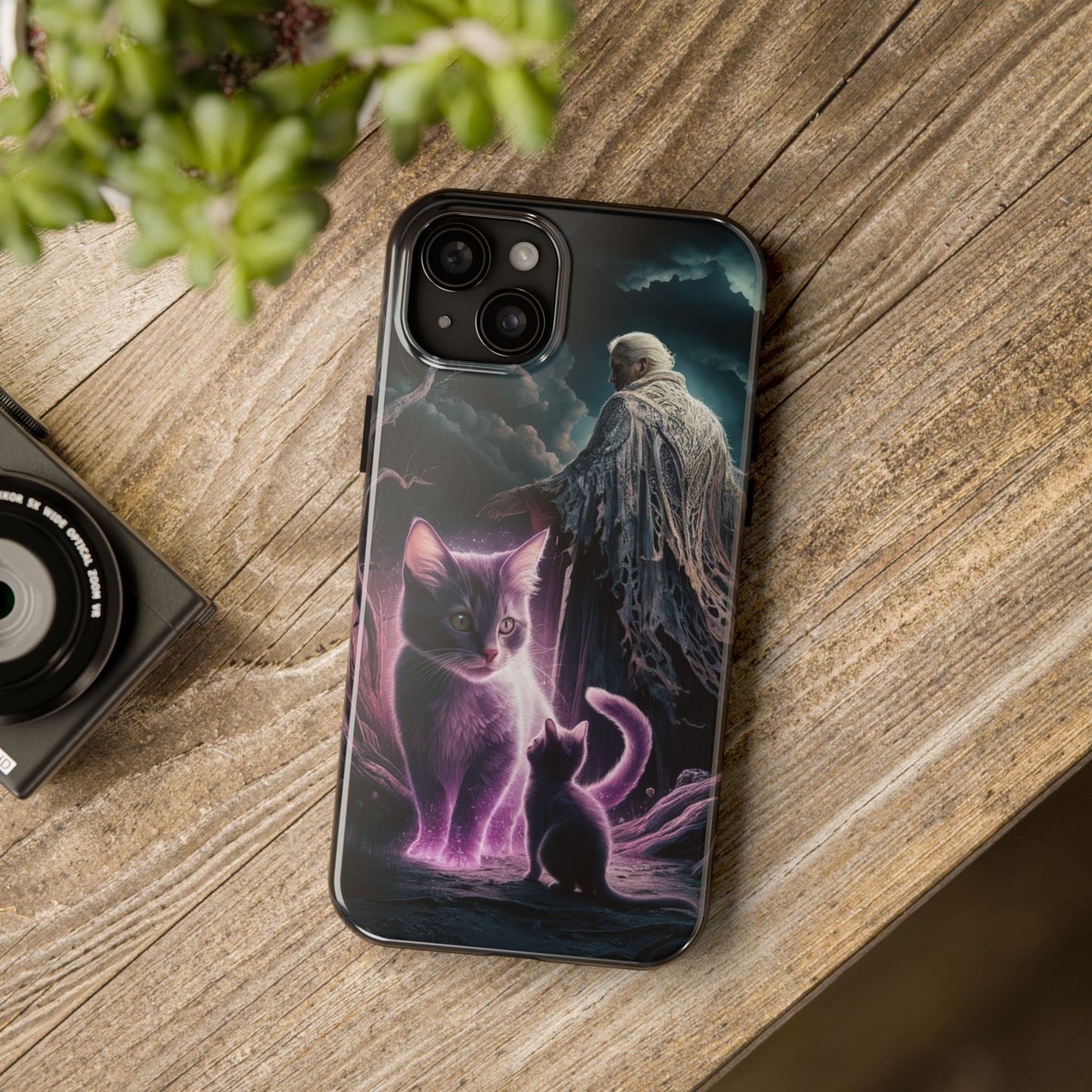 Meowmoirs Wireless Charging Support Tough Case