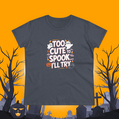 Spooky Delights Women Cotton Tshirt