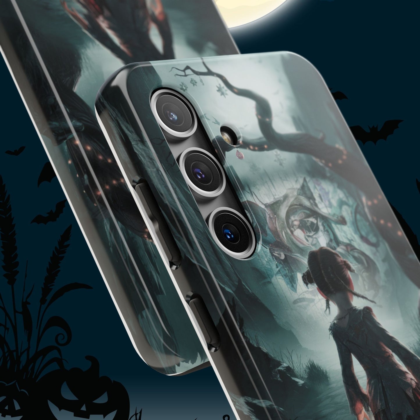 Feline Festivities Wireless Charging Support Tough Case.