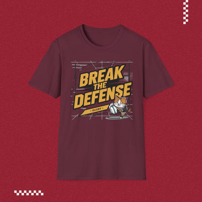 Break The Defence Crew Neck Cotton Men Tshirt