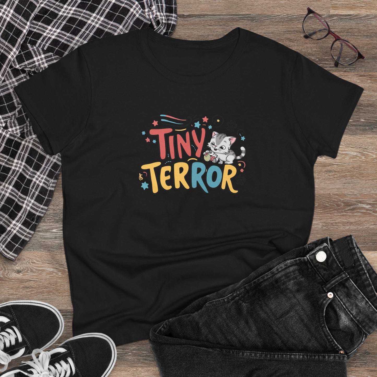 Tinny Terror Women Cotton Tshirt