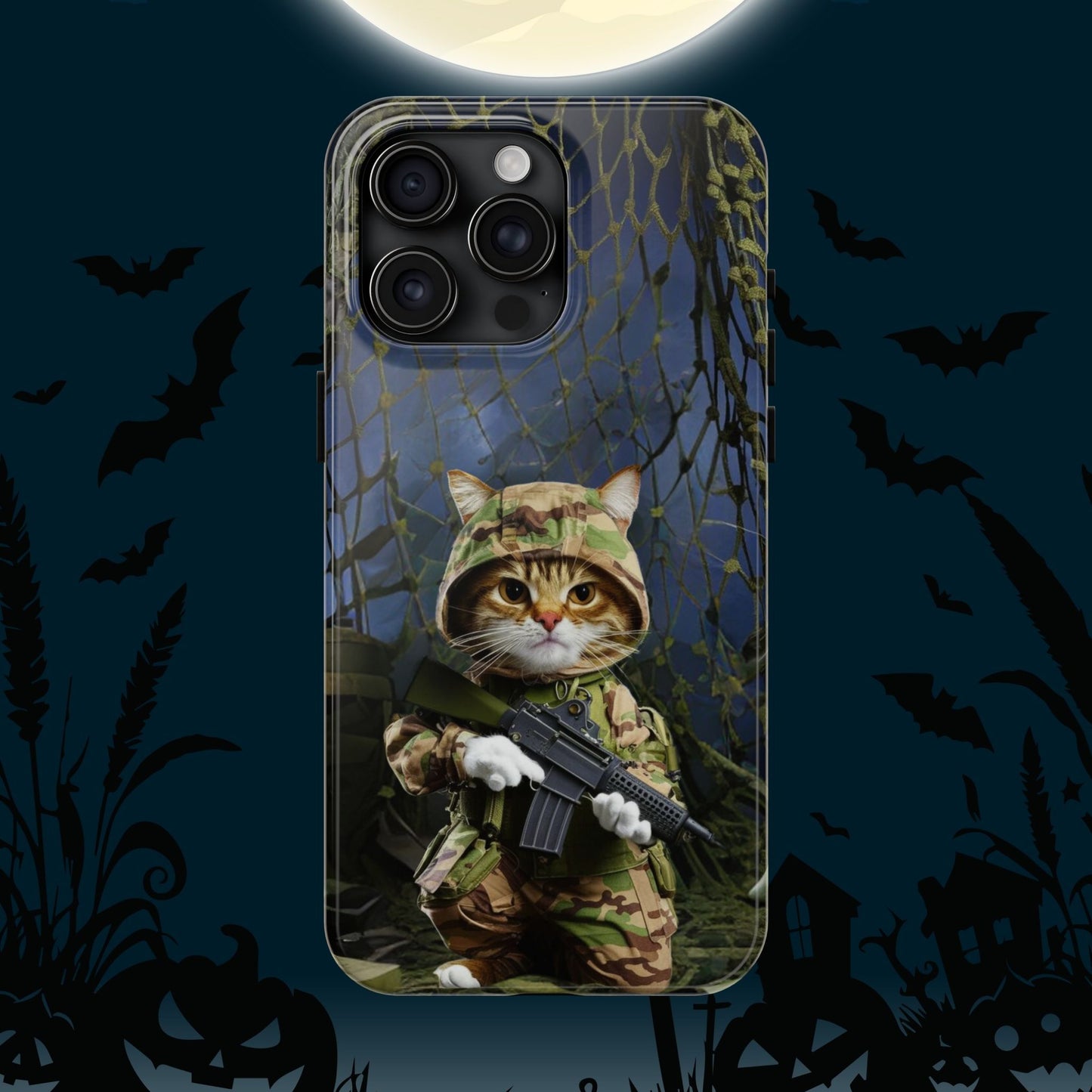 Meowter Armor Wireless Charging Support Tough Case