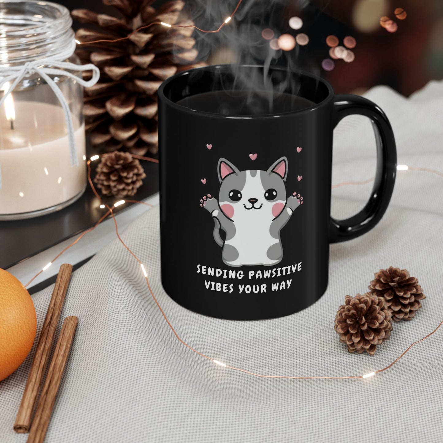 Pawsitive Brew Coffee Mug (11oz, 15oz)