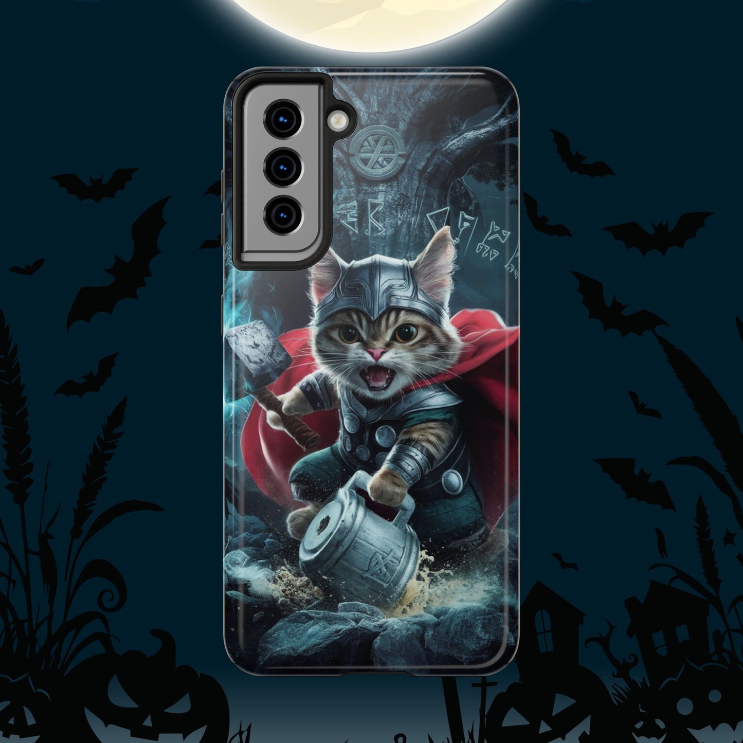 Meow Mjolnir Wireless Charging Support Tough Case