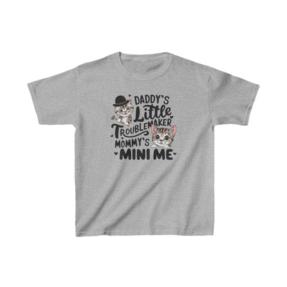 Daddy Little Troublemaker Kid Cotton Tshirts