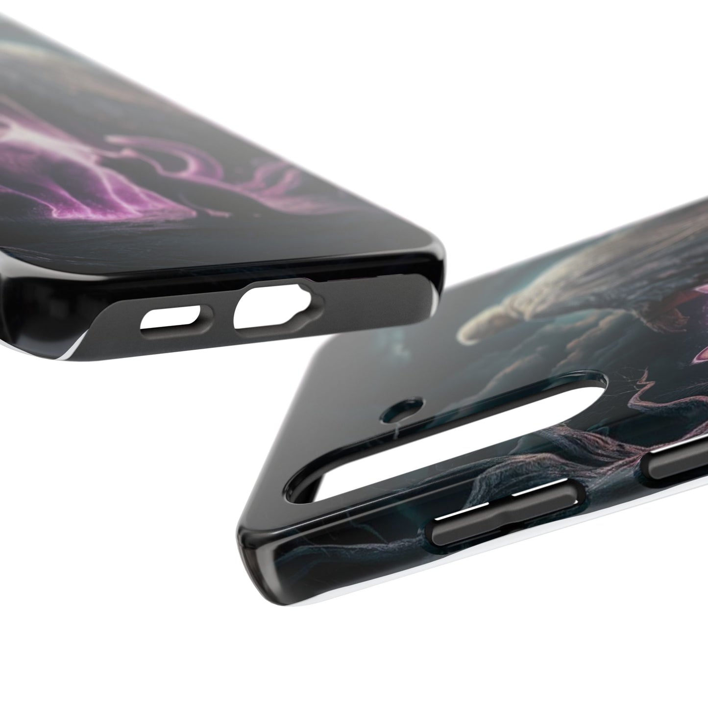Meowmoirs Wireless Charging Support Tough Case