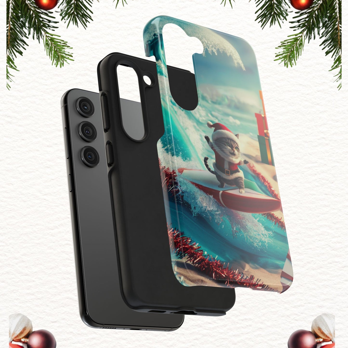 Meow Magic Wireless Charging Support Tough Case.