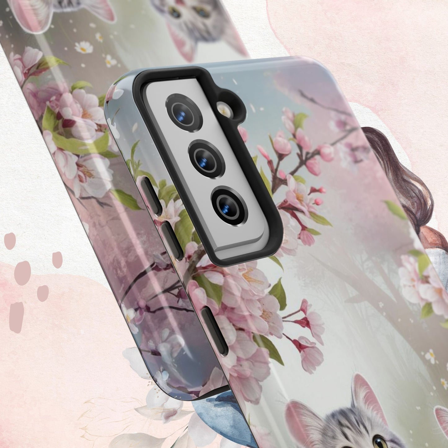 Lavender Lullaby Wireless Charging Support Tough Case