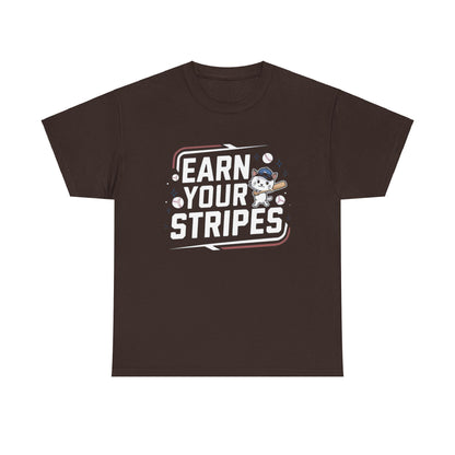 Earn Your Stripes Baseball Crew Neck Tee