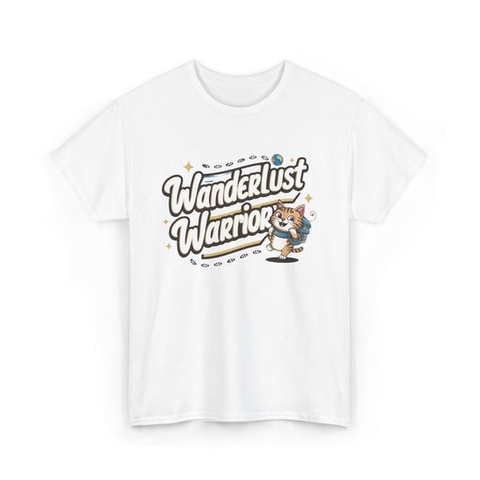 Wanderlust Warriors Travel Vacation Cotton T-Shirt