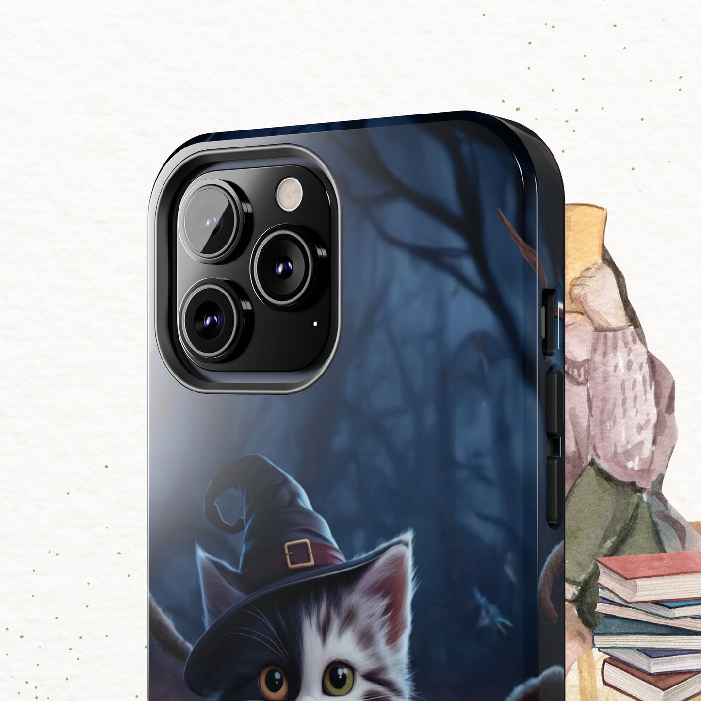 Chrono Catnap Wireless Charging Support Tough Case