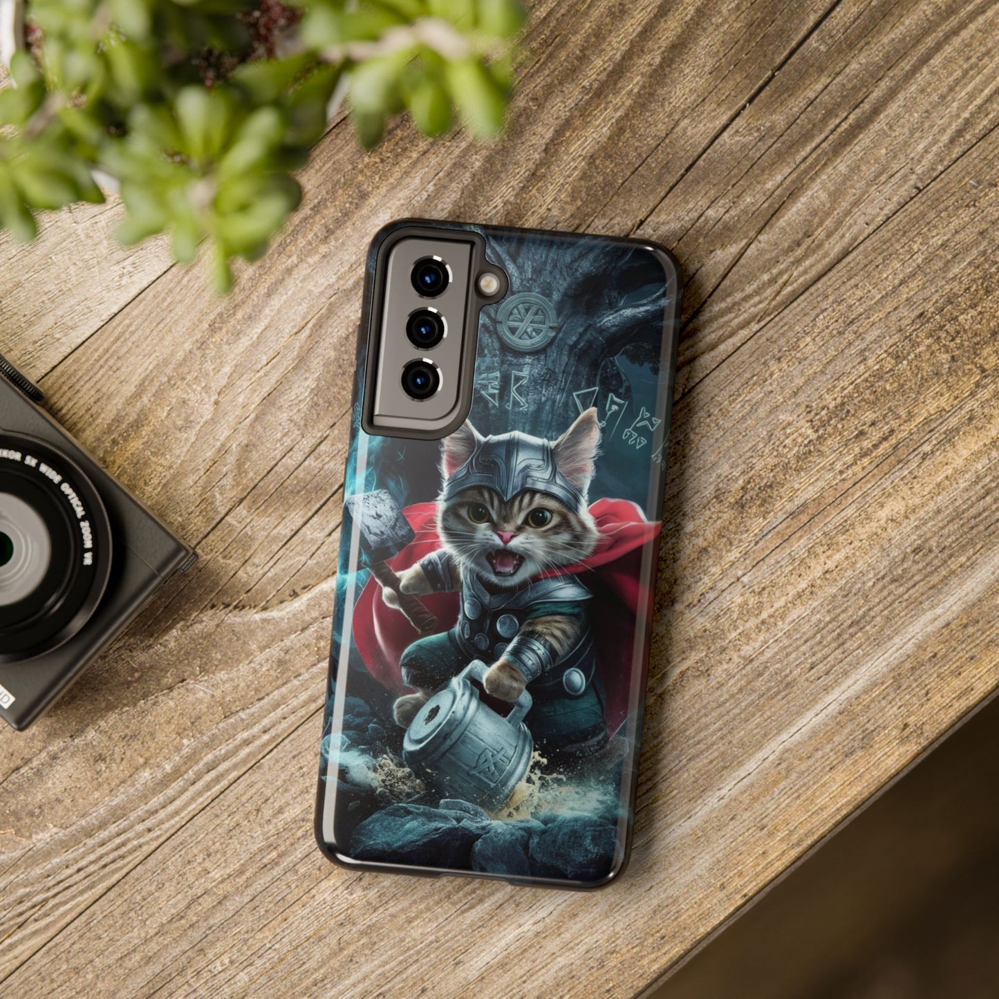 Meow Mjolnir Wireless Charging Support Tough Case