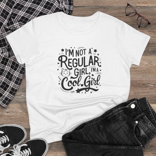 I am Not Regular Girl Cotton Womens Tees
