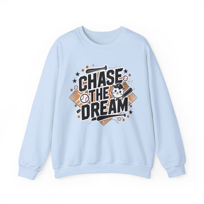 Chase The Dream Heavy Unisex Cotton Crewneck Sweatshirt