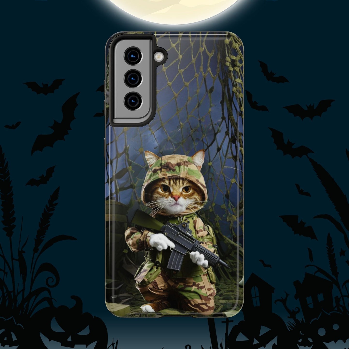Meowter Armor Wireless Charging Support Tough Case