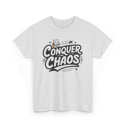 Conquer Choas Travel Vacations Cotton T-Shirt