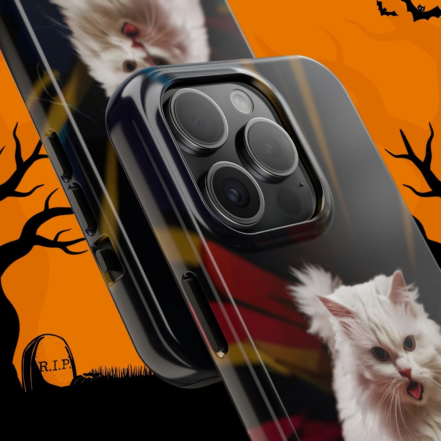 Alley-Oop Meow Wireless Charging Support Tough Case.