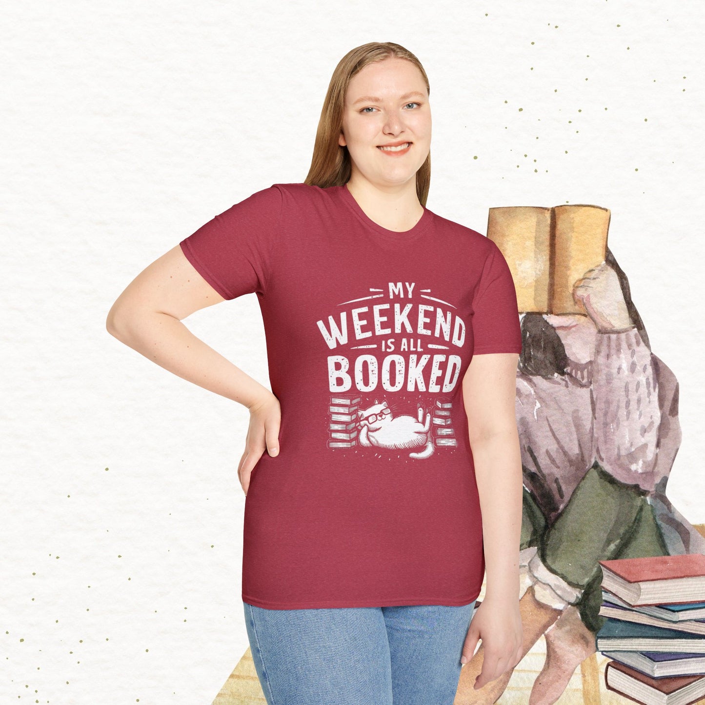 My Weekend Is All Booked Cotton Tee