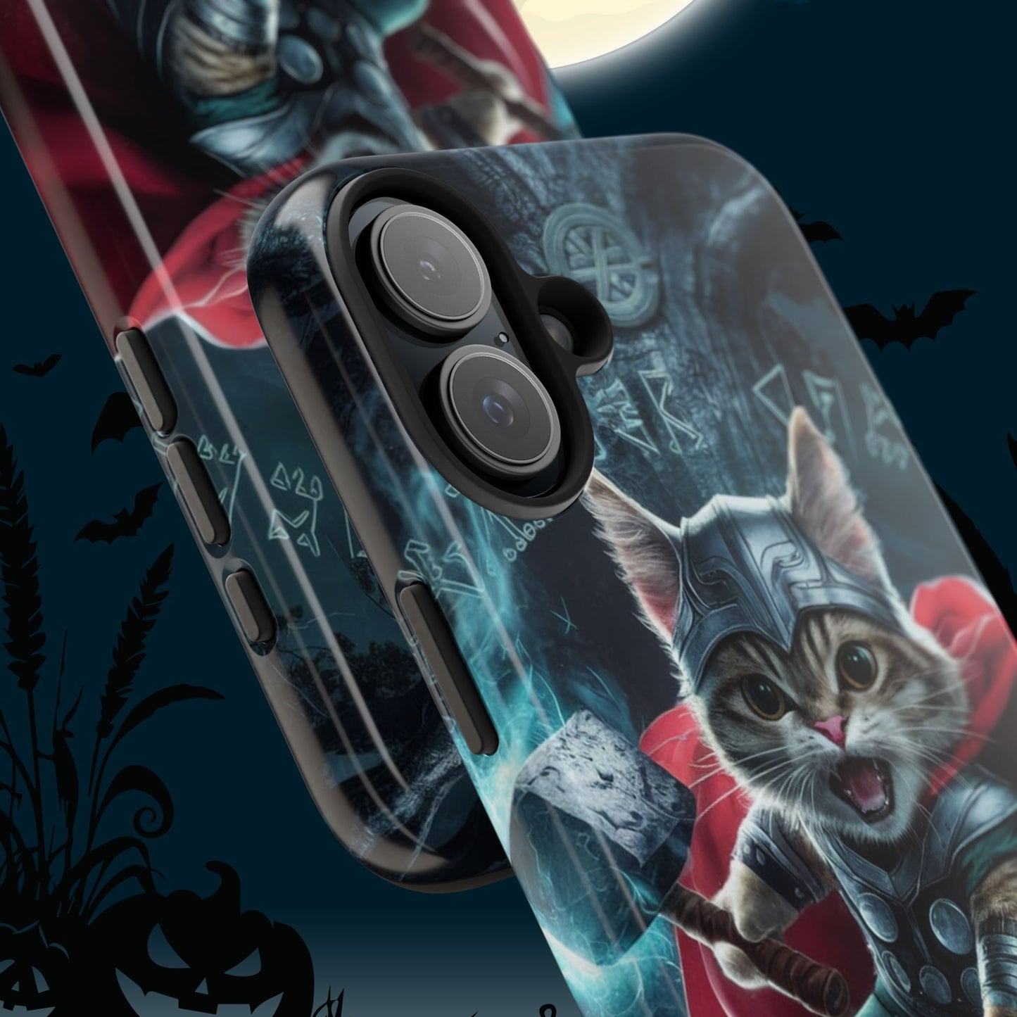 Meow Mjolnir Wireless Charging Support Tough Case