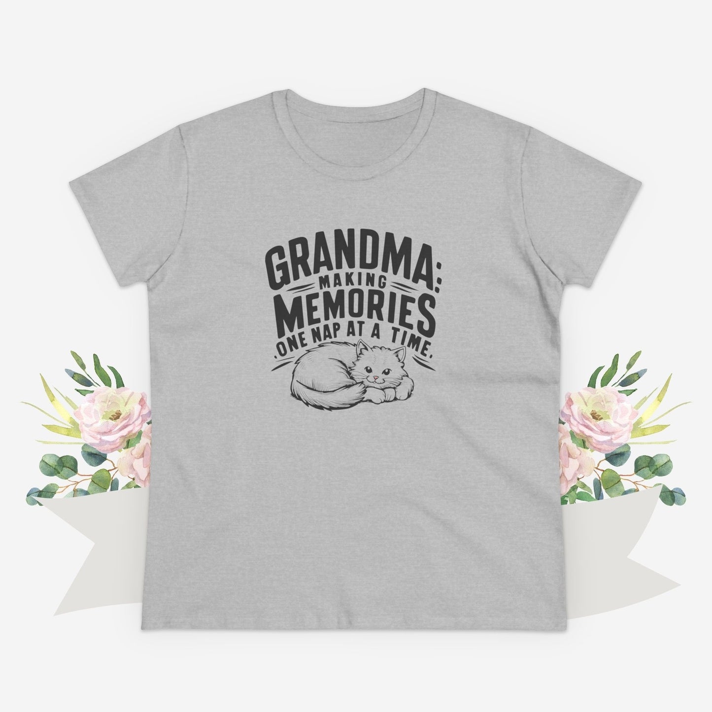 Grandpa Having Memory One Nap A Time  Women Cotton Tshirt
