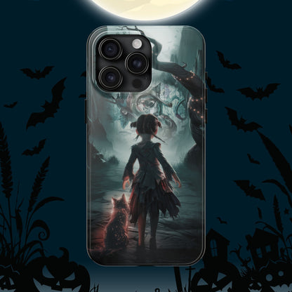 Feline Festivities Wireless Charging Support Tough Case.