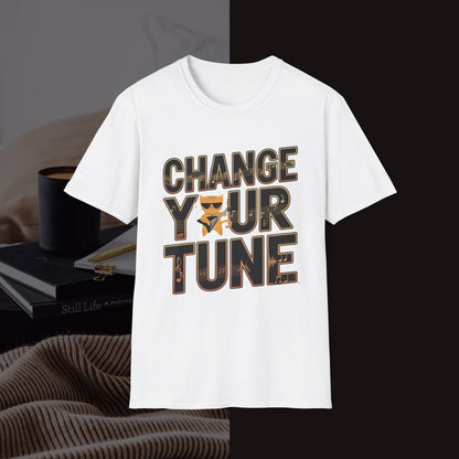 Change Your Tune Music Idiom Unisex Softstyle T-Shirt