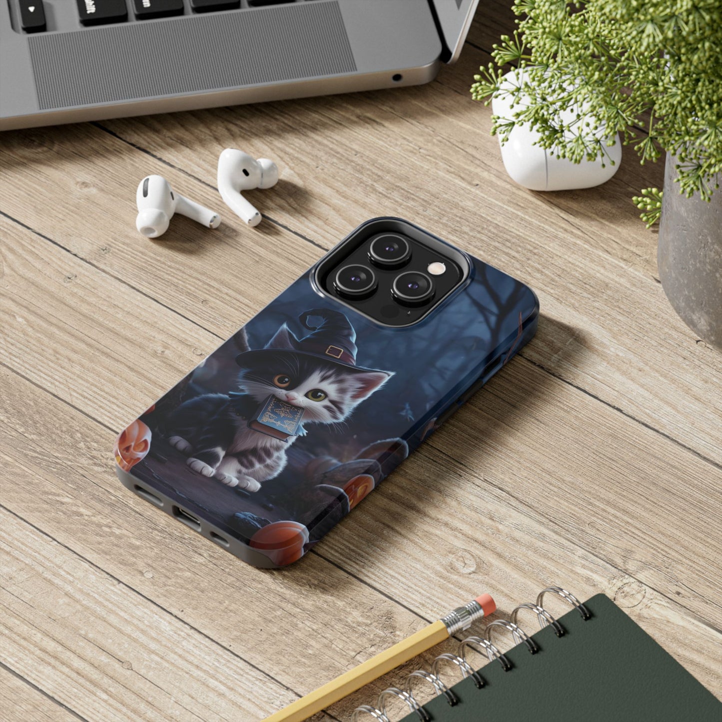 Chrono Catnap Wireless Charging Support Tough Case