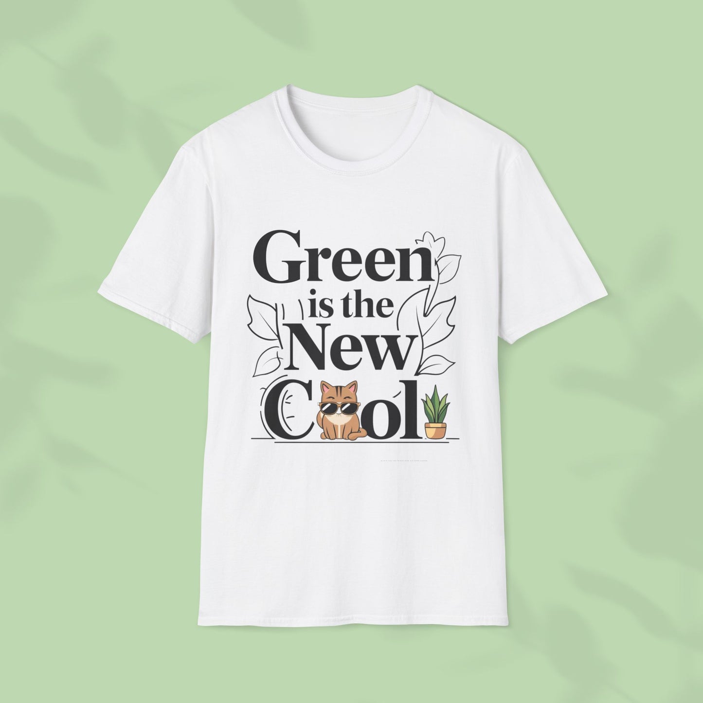 Green Is The New Cool Cotton T-Shirt