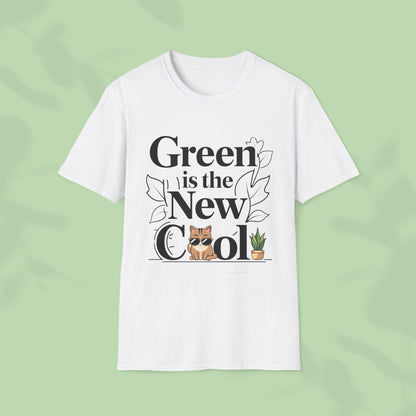 Green Is The New Cool Cotton T-Shirt