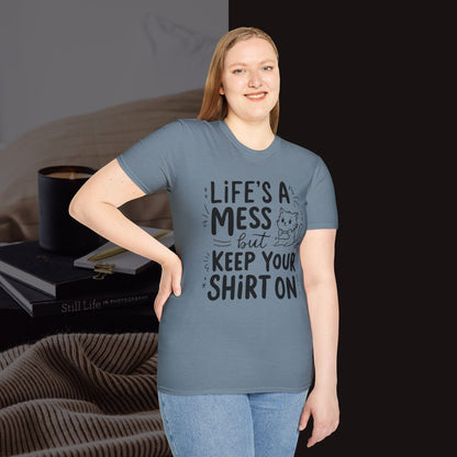 Life Messy Cotton T-Shirt