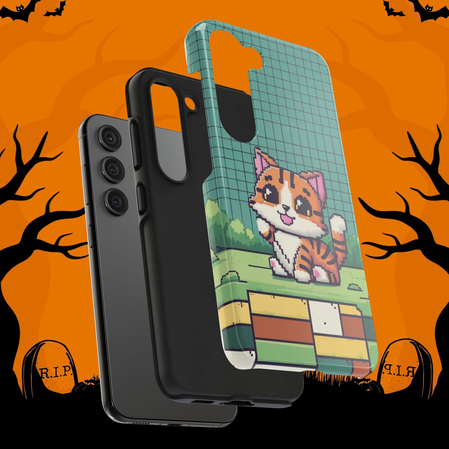 Meowmarabilia Wireless Charging Support Tough Case.