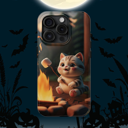 Meowstic Grip Wireless Charging Support Tough Case.