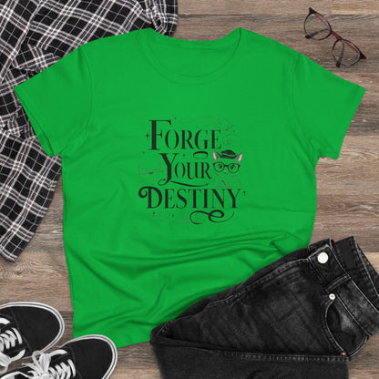 Forge Your Destiny Book Lovers  Cotton Women T-Shirt
