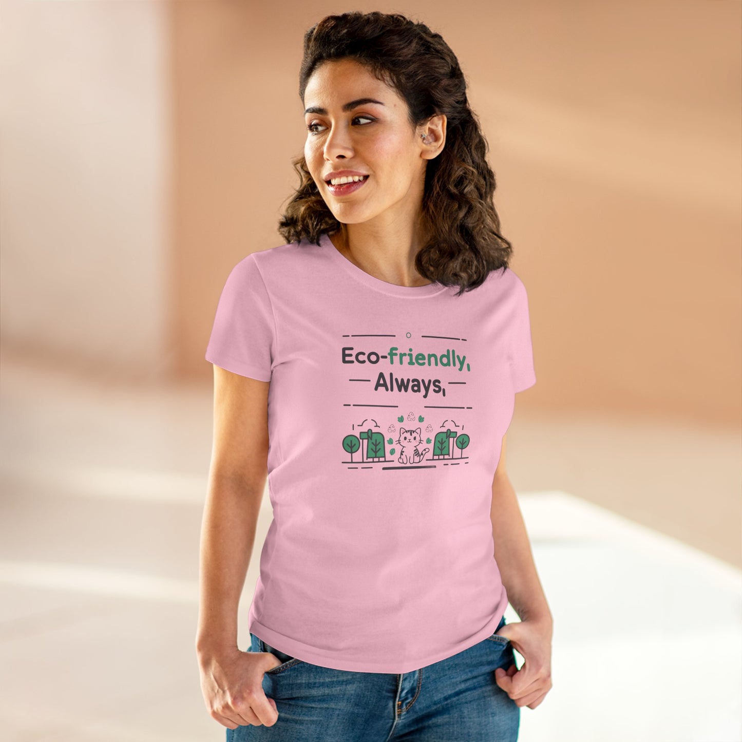 Eco Friendly Always Women Cotton Tshirt
