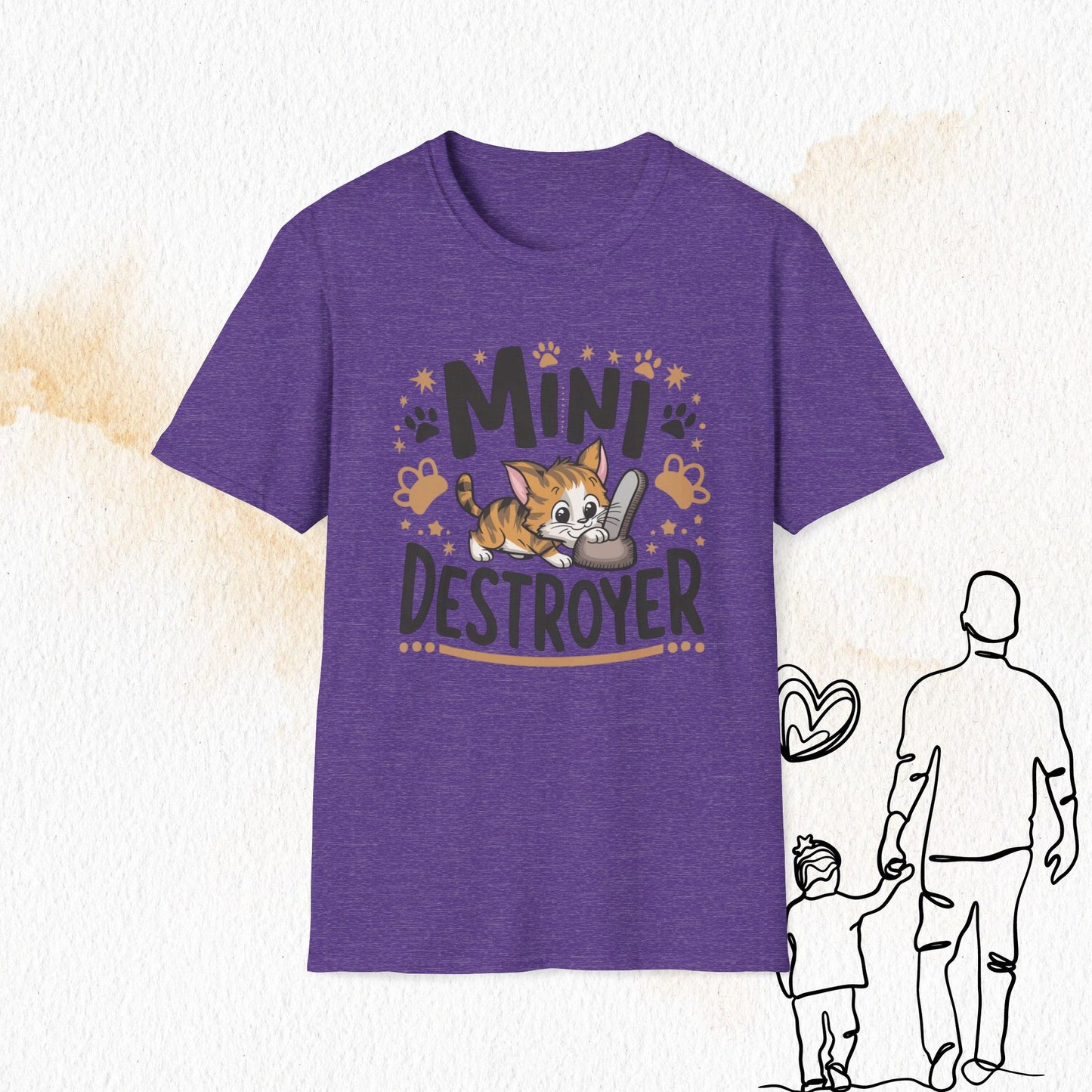 Mini Destroyer Cotton Men T-Shirt