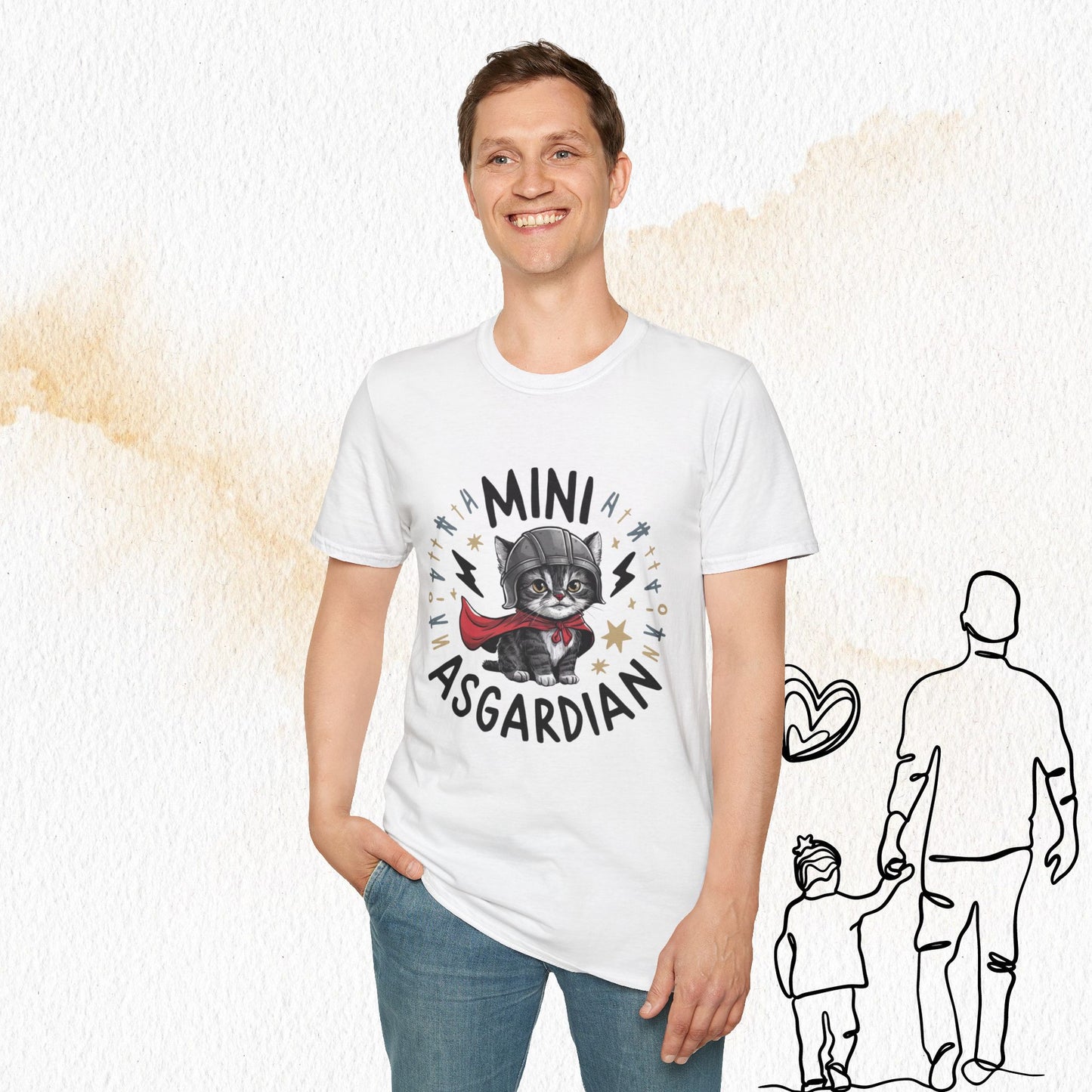 Mini Asgardian Cotton Men T-Shirt