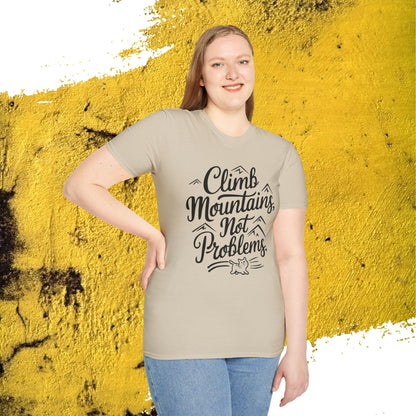 Climb Mountain Cotton T-Shirt