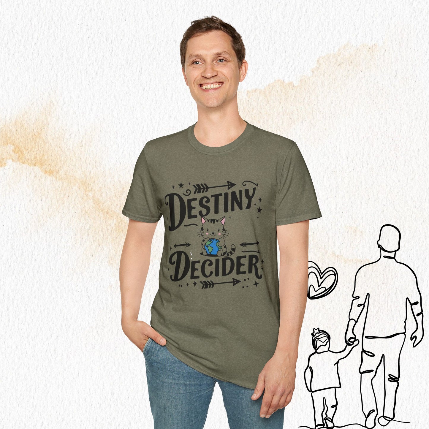 Destiny Decider Cotton Men T-Shirt